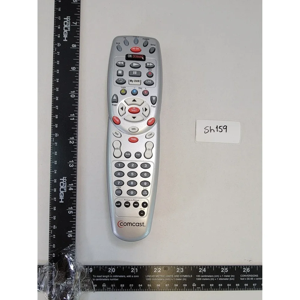 Comcast XR11 Voice Remote Control Silver‎ Universal DVR Cable Box Remote